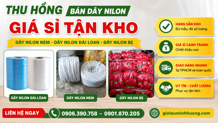 Thu Hồng bán dây nilon nem - dây nilon Đài Loan - dây nilon bẹ giá sỉ