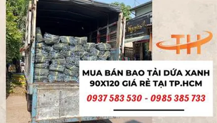 Bao tải dứa xanh 90x120 giá rẻ tại TPHCM