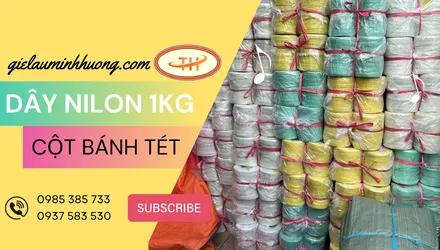 Xưởng dây nilon cột bánh tét 1kg giá sỉ miền Nam