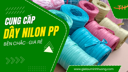 Dây nilon PP buộc hàng 1kg giá rẻ. bền chắc, phù hợp nhiều nhu cầu