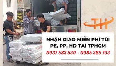 Nhận giao miễn phí túi PE, PP, HD tại TPHCM