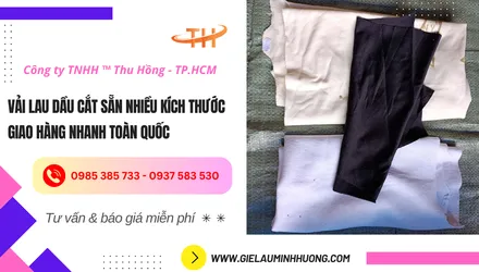 Vải lau dầu cắt sẵn nhiều kích thước giao hàng toàn quốc