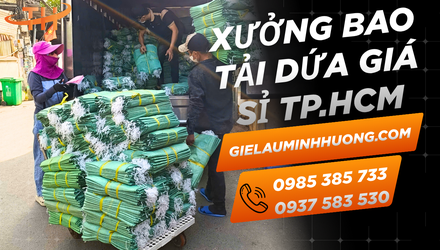 Xưởng cung cấp bao tải dứa giá sỉ tại TPHCM cho nhiều nhu cầu sử dụng