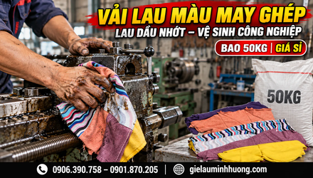 Vải lau màu may ghép bao 50kg phù hợp dùng ở đâu?