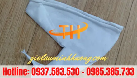 Vải lau màu trắng size nhỏ giá sỉ ship Bình Dương