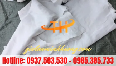 Vải trắng thun cotton lau máy cân ký giá rẻ