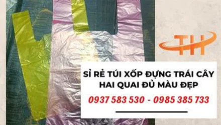 Sỉ rẻ túi xốp đựng trái cây đủ màu