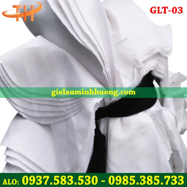 Giẻ lau trắng size nhỏ