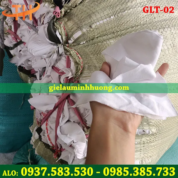 Giẻ lau trắng size nhỏ cỡ bàn tay