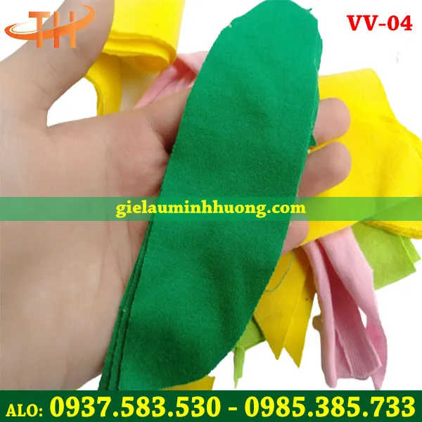 Vải vụn dồn bao cát trơn 04