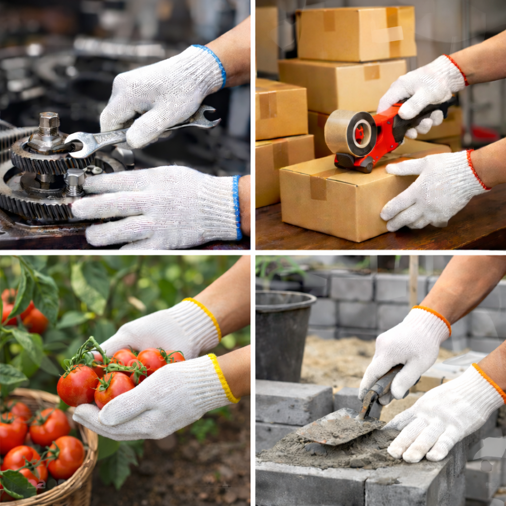 Top 4 ứng dụng của găng tay len poly trắng 70g Top 4 ứng dụng của găng tay len poly trắng 70g