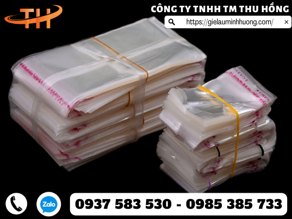 Túi bóng kiếng OPP dán miệng đủ size