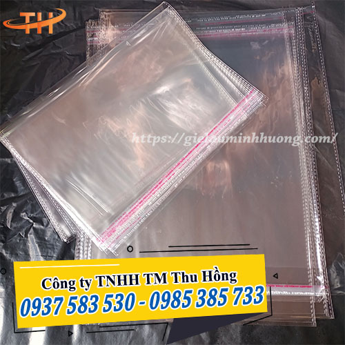 Túi bóng kính dán miệng