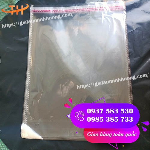 Túi dán miệng đựng quần áo OPP