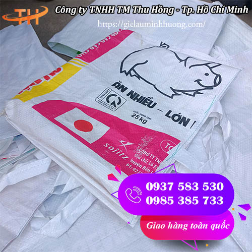 Túi đựng đồ hai quai từ bao thức ăn chăn nuôi Túi đựng đồ hai quai từ bao thức ăn chăn nuôi