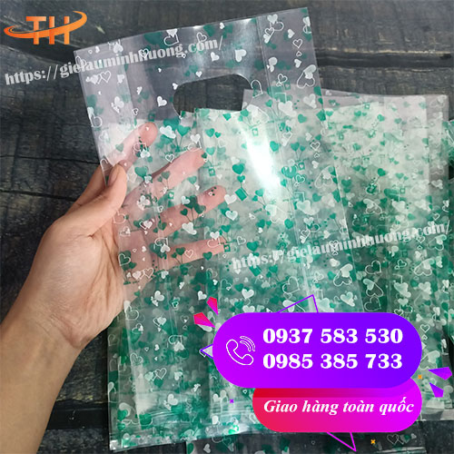 túi hột xoài PP trong suốt in hình giá rẻ