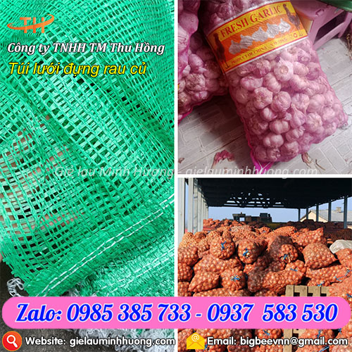 Túi lưới đựng rau củ giá rẻ cho nhà nông  Túi lưới đựng rau củ giá rẻ cho nhà nông