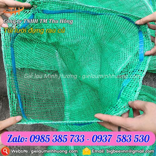 Túi lưới đựng rau củ PP dệt chống thấm nước Túi lưới đựng rau củ PP dệt chống thấm nước