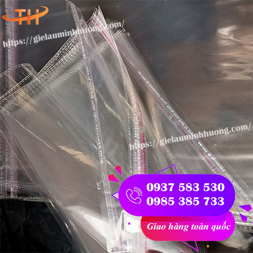 túi OPP dán miệng trong suốt giá rẻ cho shop thời trang