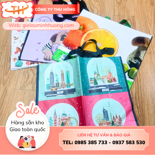 Túi siêu thị in hình  Túi siêu thị in hình giá sỉ tận gốc