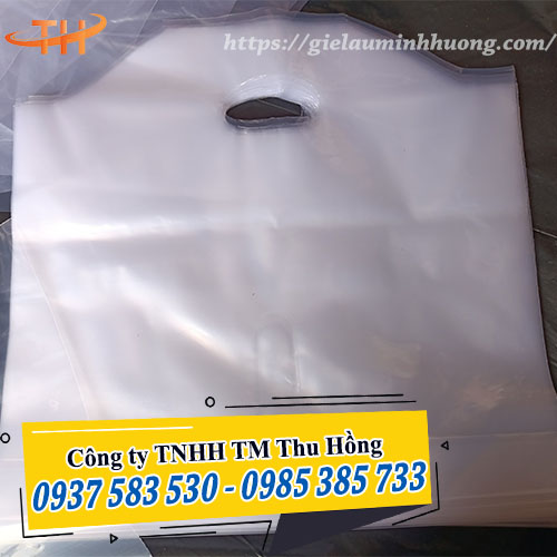 túi trà sũa 2 ly ép ngăn trong suốt