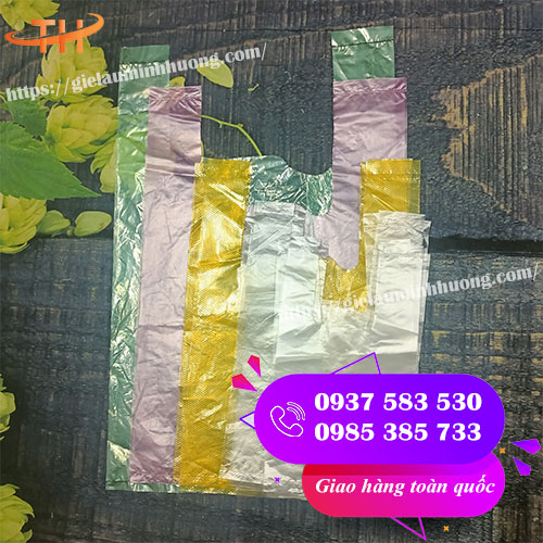 túi xốp đựng trái cây đủ màu