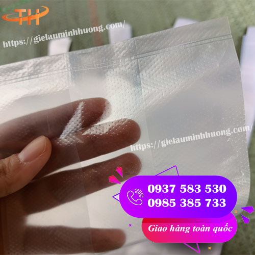túi xốp hai quai đựng ly trà tắc trong suốt