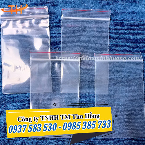 Túi zipper chỉ đỏ chất lượng