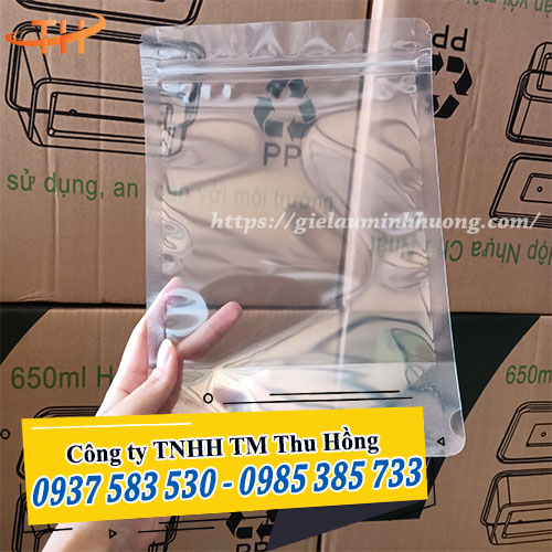 Túi zipper trong 2 mặt