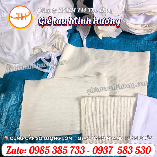 Vải lau bụi thun cotton cho xưởng gỗ Vải lau bụi thun cotton cho xưởng gỗ
