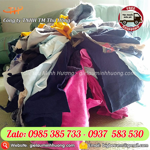 Vải lau công nghiệp 1 bó 5kg đủ loại Vải lau công nghiệp 1 bó 5kg đủ loại