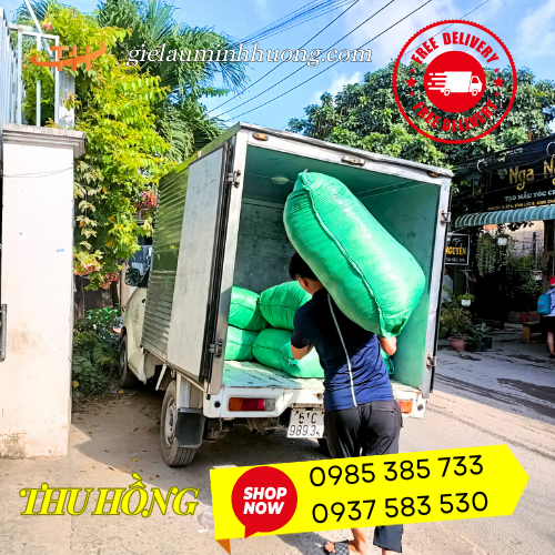 Vải lau công nghiệp đóng bao giao chành xe cho khách  Vải lau công nghiệp đóng bao giao chành xe cho khách