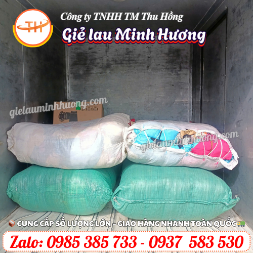 Vải lau công nghiệp lau mực in đóng bao 50kg Vải lau công nghiệp lau mực in đóng bao 50kg