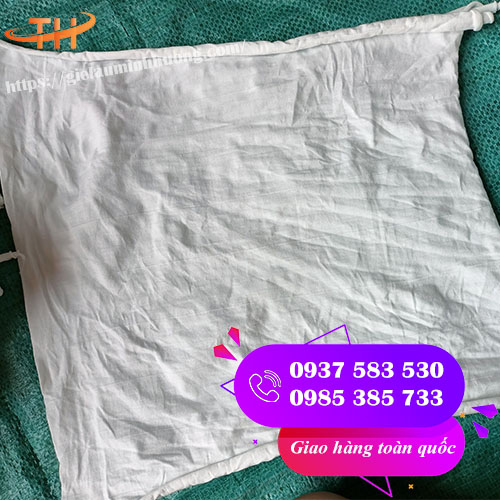 vải lau công nghiệp màu trắng chất thun cotton thấm nhanh