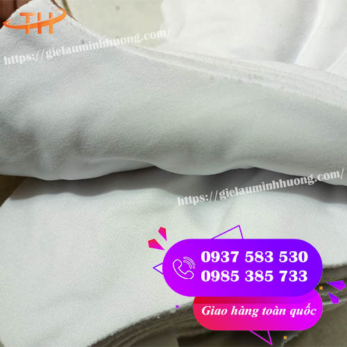vải lau công nghiệp màu trắng giá rẻ hàng xưởng