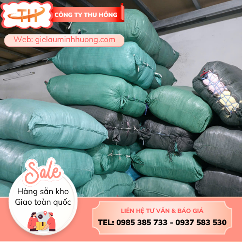 Vải lau công trình Vải lau công trình đủ loại đóng bao sẵn 50kg