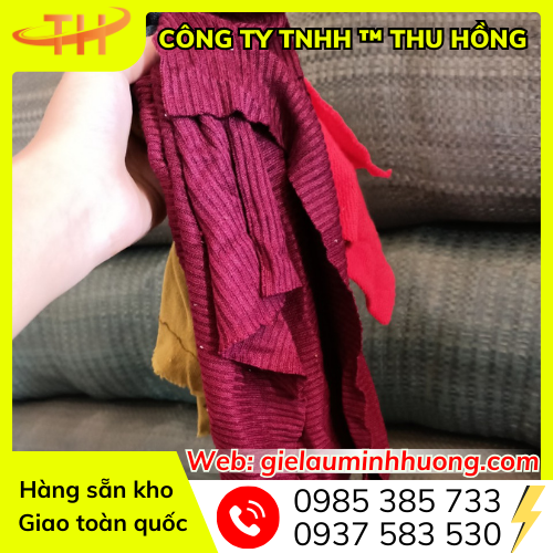 Vải lau cotton màu loại lớn tái sử dụng được Vải lau cotton màu loại lớn tái sử dụng được