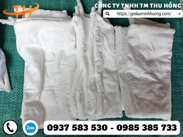 vải lau cotton trắng trơn