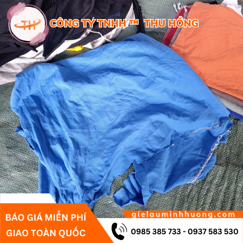 Vải lau dầu nhớt thun cotton chuyên dụng Vải lau dầu nhớt thun cotton chuyên dụng