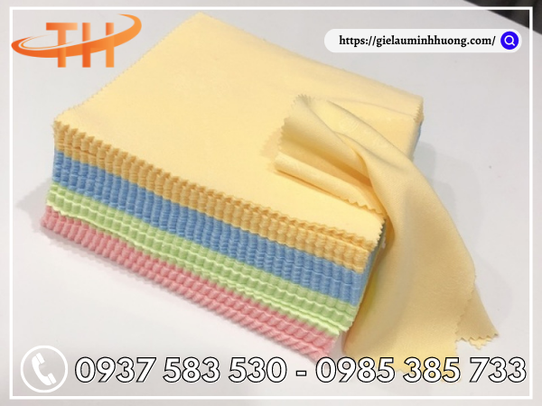 Vải lau - Khăn lau mắt kính cận đủ màu giá sỉ