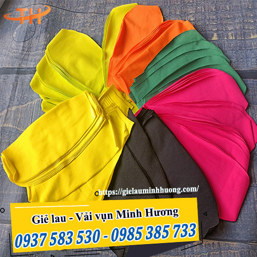 Vải lau không bụi nhiều màu cỡ A5