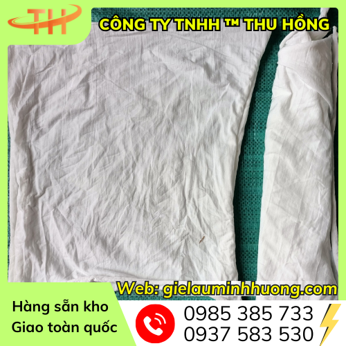 Vải lau lọc sơn cotton trắng Vải lau lọc sơn cotton trắng