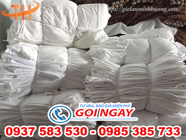 vải lau lọc sơn màu trắng cân ký rẻ ở Bình Chánh