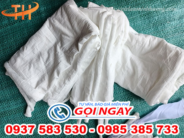 vải lau lọc sơn màu trắng