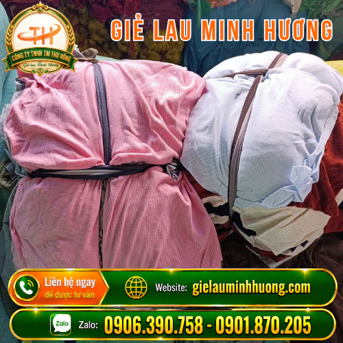 Bó vải lau 5kg Vải lau màu không may cột bó 5kg