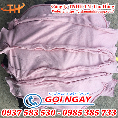 vải lau màu may nối