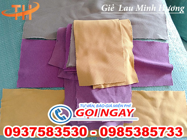 vải lau màu size nhỏ A5