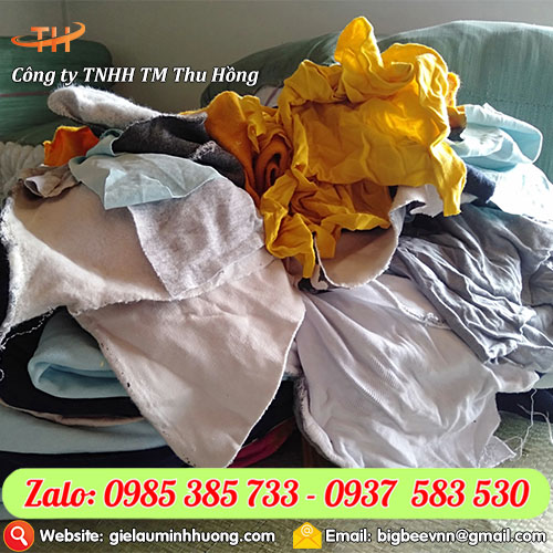 vải lau màu thun cotton 35/65