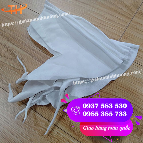 vải lau màu trắng siêu thấm hút