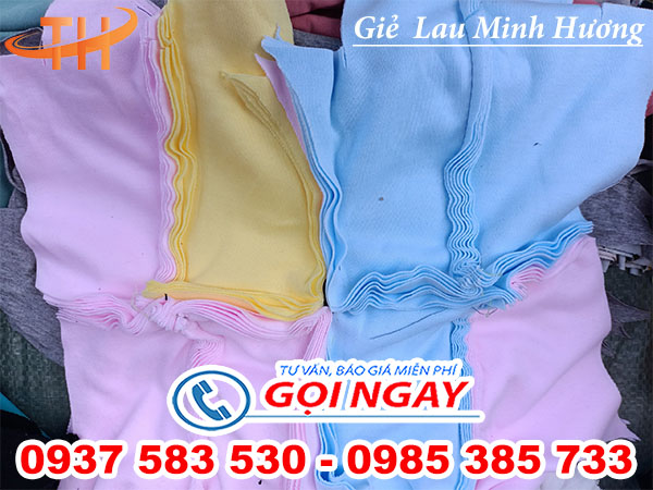 Vải lau may ghép nối vệ sinh công nghiệp